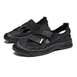Luca Velcro Leather Sandals