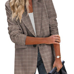 Open Front Work Office Jackets Blazer
