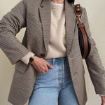 Open Front Work Office Jackets Blazer