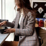 Open Front Work Office Jackets Blazer