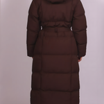Carmen - Long Belted Puffer Coat