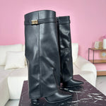 SERENA��� - Black Leather Boots
