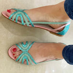 Éléonore™ | Golden Summer Light Sandals