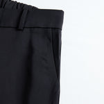 Classic High-Waisted Black Trousers with a Tailored Fit