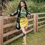 Floral Button Down Longline Cardigan