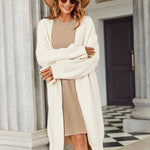 Nadorine Women's Casual Knit Sweater Dress with Pockets