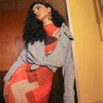 Nadorine Casual Ladies Denim Long Sleeve Slim Jacket