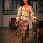 Loose Casual V-neck Cardigan Sweater Jacket