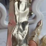 SERAPHINA��� - Gold Leather Boots