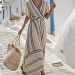 SERENITY | Chic Coastal Maxi with Flattering Fit and Breathable Ease