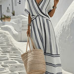 SERENITY | Chic Coastal Maxi with Flattering Fit and Breathable Ease