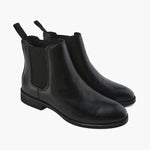 Matteo Ricci | Classic Chelsea Leather Boots with Timeless Edge For Men