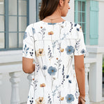 Boho Loose Basic V-Neck T-Shirt (US Only)