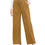 Nadorine Drawstring Long Pants with Pockets