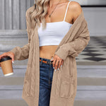 Nadorine Cardigan Fall Winter Open Front Sweater
