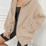 Nadorine Women's Oversized Zip Up Hoodies