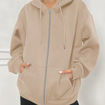 Nadorine Women's Oversized Zip Up Hoodies