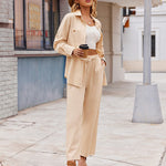 Nadorine Women 2 Piece Linen Sets