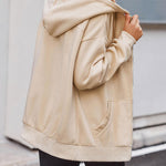 Nadorine Women's Oversized Zip Up Hoodies