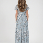 Ismeria | Floral Chiffon Maxi Dress