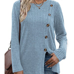 Nadorine Women's Fashion Long Sleeve Blouse