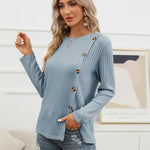 Nadorine Women's Fashion Long Sleeve Blouse