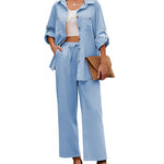 Nadorine Women 2 Piece Linen Sets