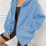 Nadorine Women's Oversized Zip Up Hoodies