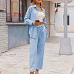 Nadorine Women 2 Piece Linen Sets