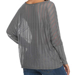 Long Sleeve Mesh Sheer Shirt - Nadorine (Us Only)