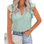 Shirts Short Sleeve Loose T Shirt Blouses - Nadorine (Us Only)