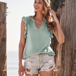 Shirts Short Sleeve Loose T Shirt Blouses - Nadorine (Us Only)