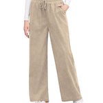 Nadorine Drawstring Long Pants with Pockets