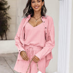 Nadorine 3 Piece Linen Set