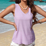 Nadorine V Neck Cami Tank Tops