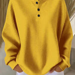 Paloma | Waffle Knit Henley Top