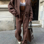 Élodie Moreau | Luxe Comfort Zip Lounge Set For Women