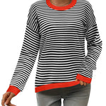 Nadorine Sweaters for Women Fall Outfits Long Sleeve Knit Pullover Tops