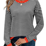 Nadorine Sweaters for Women Fall Outfits Long Sleeve Knit Pullover Tops