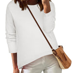 Nadorine Sweaters for Women Fall Outfits Long Sleeve Knit Pullover Tops