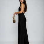 Imogen Rafferty | Pleated Halter Two-Piece Set For Women