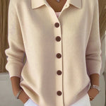 Josephine | Button Front Collared Cardigan