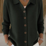 Josephine | Button-Front Collared Cardigan