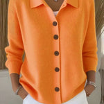Josephine | Button-Front Collared Cardigan