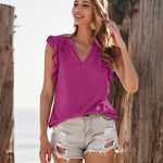 Shirts Short Sleeve Loose T Shirt Blouses - Nadorine (Us Only)