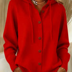 Brenda™ | Button Cardigan Hoodie