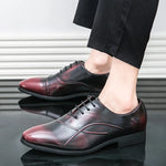 Men's High-Shine Oxford Dress Shoes | Refined Formal Style