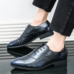 Men's High-Shine Oxford Dress Shoes | Refined Formal Style