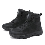 Men's Breathable Leather Combat Boots | Ultra-Light Outdoor Adventure Fit