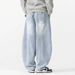 Men's Cotton Blend Pleated Pants | Oversized 90s-Inspired Comfort Fit